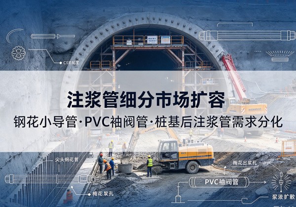 富县注浆管细分市场扩容，隧道钢花小导管、PVC 袖阀管、桩基后注浆管需求分化